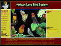 African LoveBird Society lovebirds agapornis
