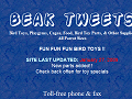 Beak Tweets Bird Toys & Stands