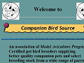 Companion Bird Source - An Aviary Association Promising Quality